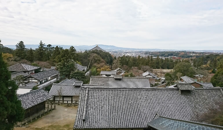 二月堂からの景色。