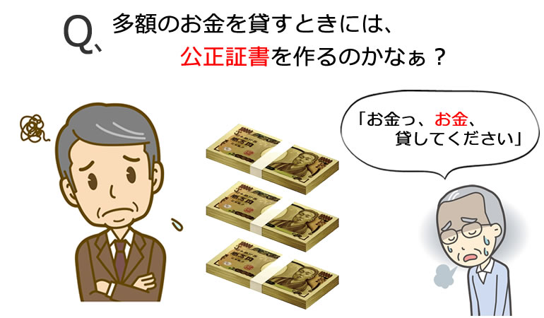 お金の貸し借り（金銭消費貸借）と公正証書