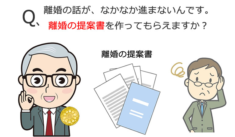 離婚の提案書の作成