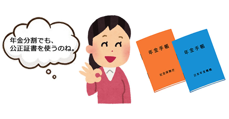 年金分割と公正証書