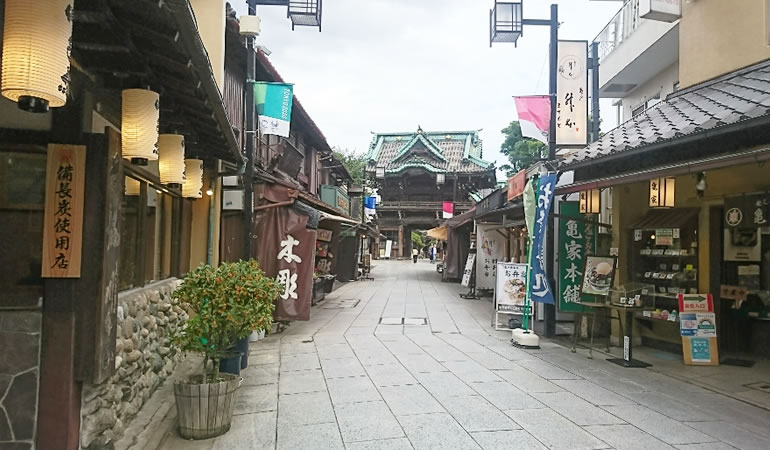 柴又帝釈天の参道