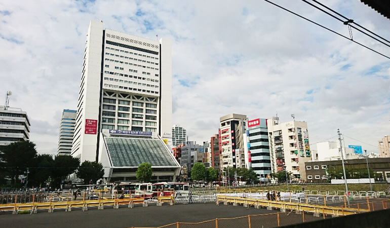 整備されていく中野駅前